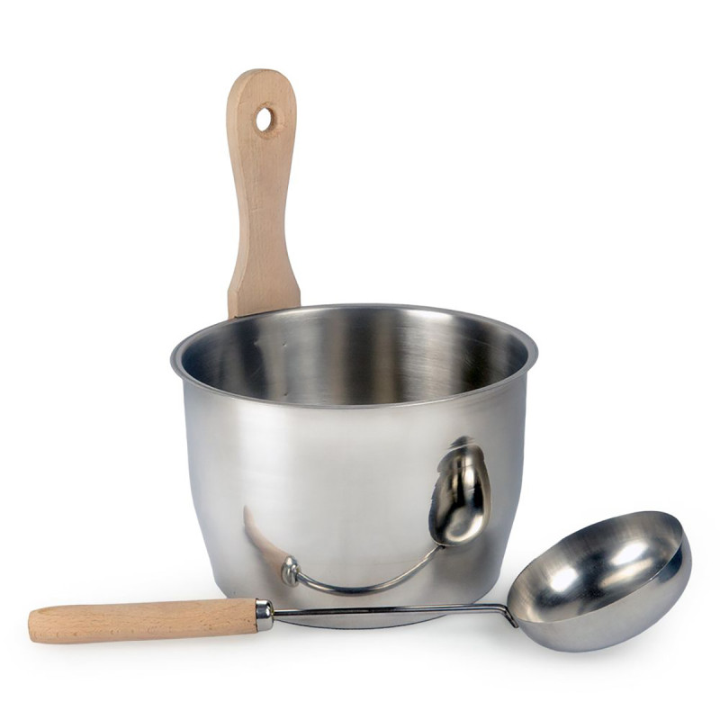 Pirts kausa un kausu komplekts, VAIRĀK TVAIKA, OPTIMĀLS 4 L