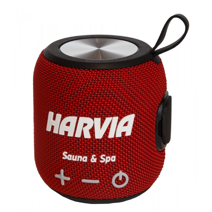 Ūdensizturīgs pirts skaļrunis HARVIA, sarkans