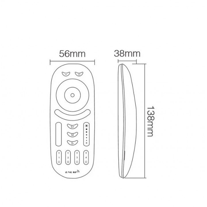 SAUFLEX RGB LED PLŪĶIS, AR VADĪBAS IERĪCI