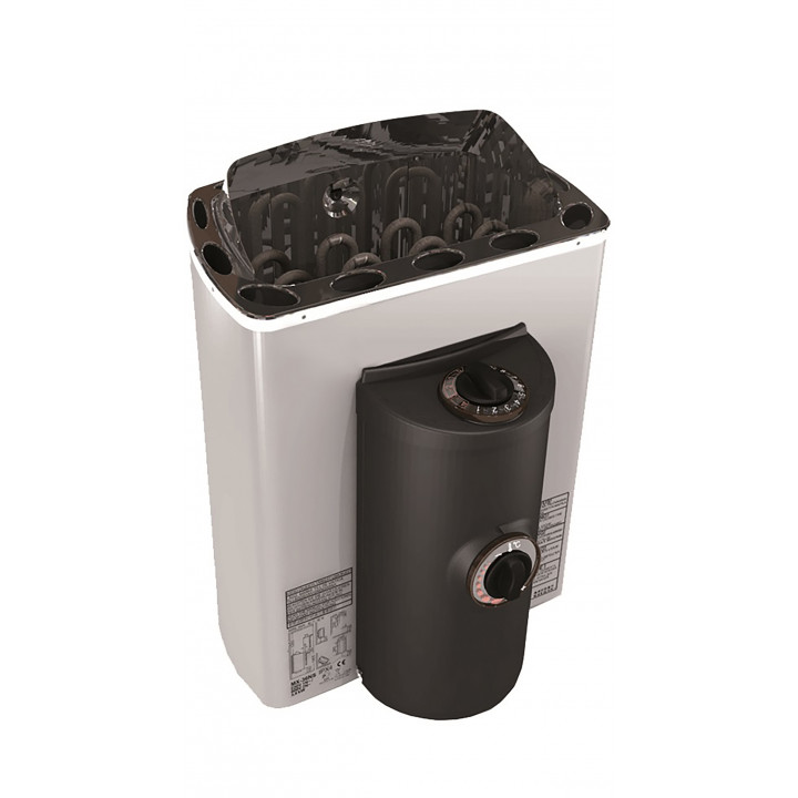 Elektriskā pirts krāsns - SAWOTEC MINI X Corner, 2,3kW, ar vadības bloku
