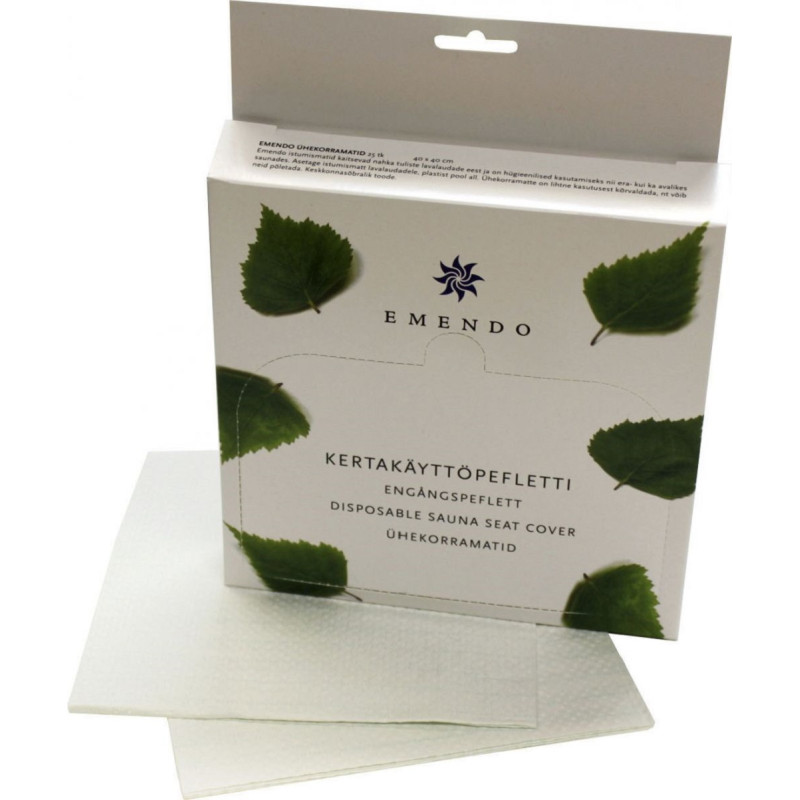 Vienreizlietojamie pirts sēžu paliktņi EMENDO, 25 gab