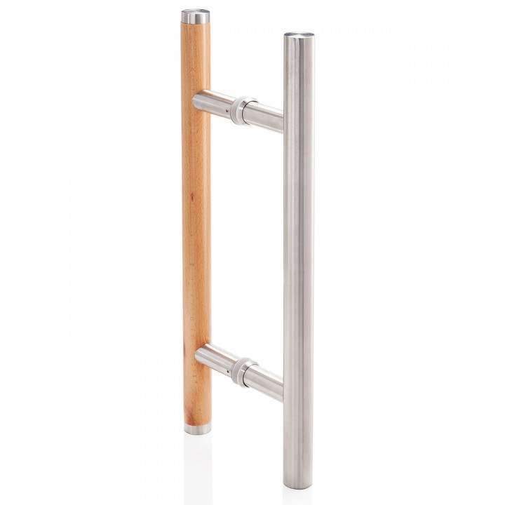 AD PREMIUM LIGHT stikla pirts durvis, termo apses koks