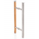 AD PREMIUM LIGHT stikla pirts durvis, termo apses koks