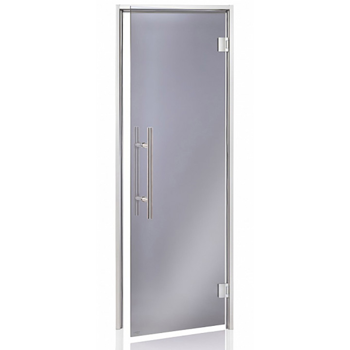AD COMFORT stikla durvis tvaika pirtij, pelēkas, 90 x 210
