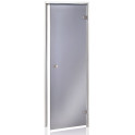 AD stikla durvis tvaika pirtij, pelēks stikls - 0