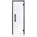 AD stikla pirts durvis, Melns rāmis - 1