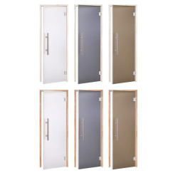 AD LUX stikla pirts durvis, matēts stikls 