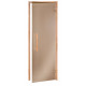 AD NATURAL stikla pirts durvis, 70 x 210, alksnis, bronza