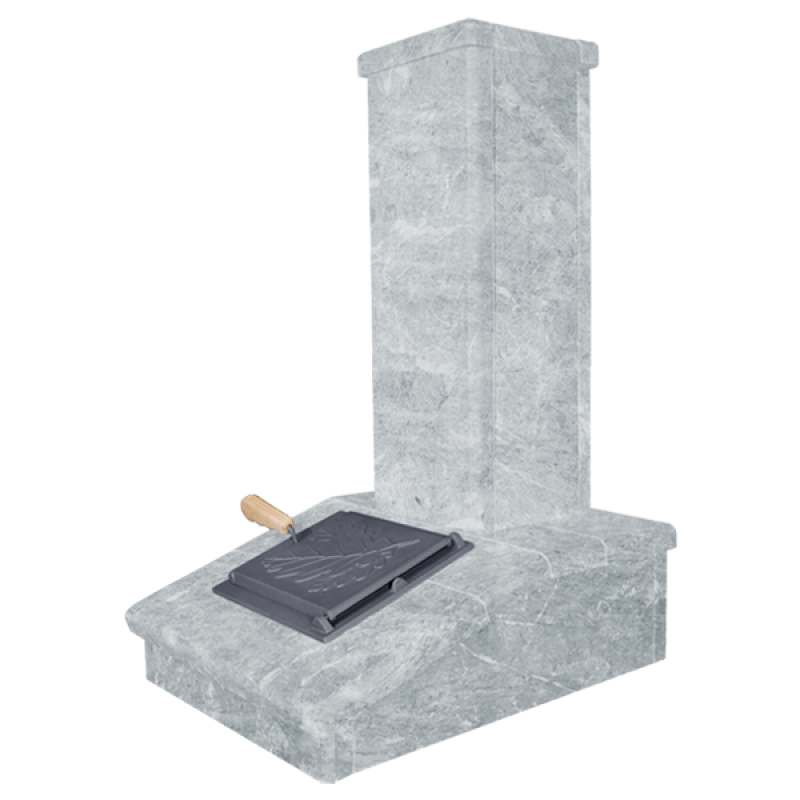 Akmens skursteņa apdare, Talkohlorīts, 790 mm