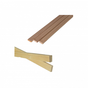 Pirts pārseguma līste, 15 x 45 mm