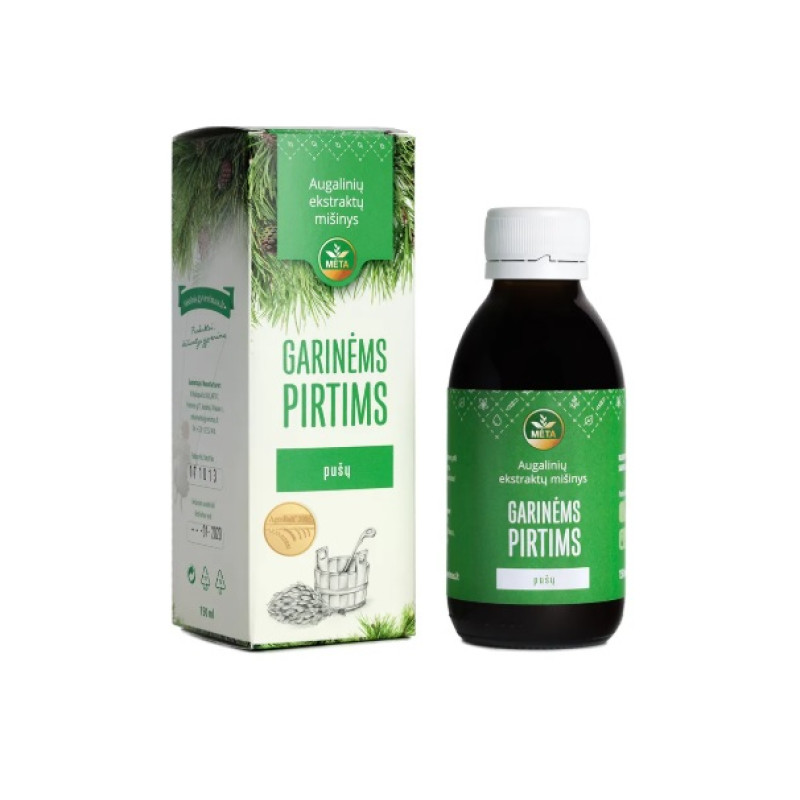 Garšaugu ekstraktu maisījums tvaika pirtīm priede 150ml