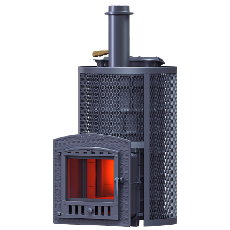 Malkas pirts krāsns GEFEST - AVANGARD ZK 40 (P2) Hurricane apaļā režģī