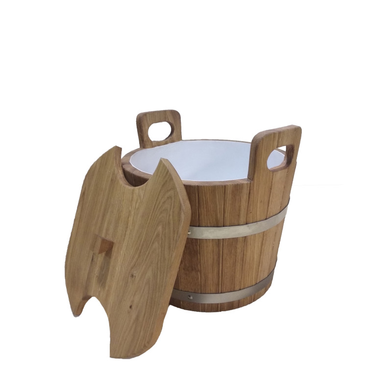 Ozolkoka bļoda ar vāku, 24 l