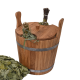 Koka spainis pātagām, ozols, 12l