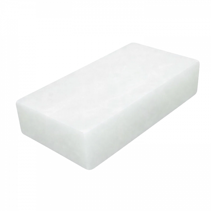 Balts Himalaju sāls ķieģelis 200 × 100 × 25 mm