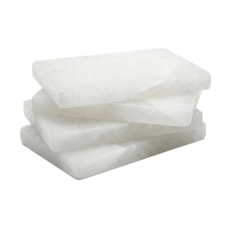 Balts Himalaju sāls ķieģelis 200 × 100 × 25 mm