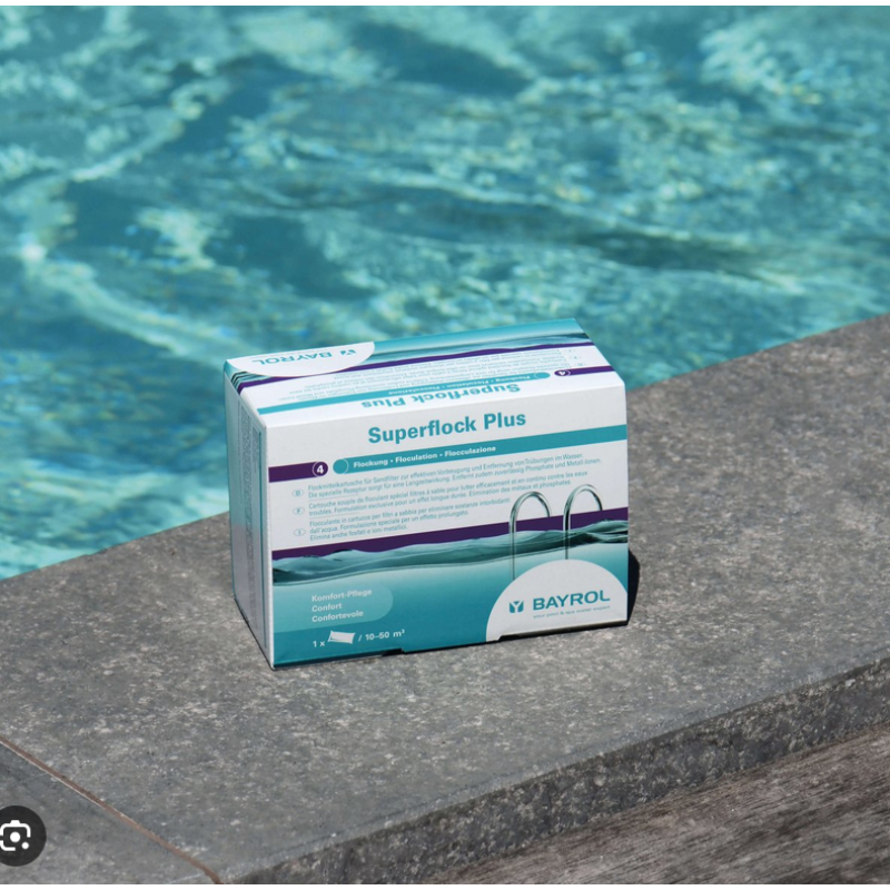 Ūdens dzidrinātājs Superflock, 1 kg