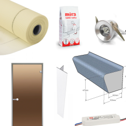 Komplekts tvaika istabai 