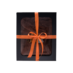 Dāvanu komplekts dāvanu kastītē VIŅAM. Vīriešu pirts cepure un priekšauts - BRŪNS 