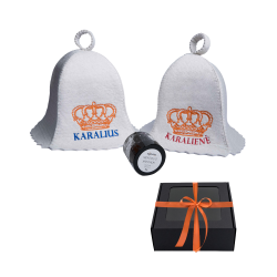 Dāvanu komplekts dāvanu kastītē LIGHT KINGS. Cepures un mentola kristāli 