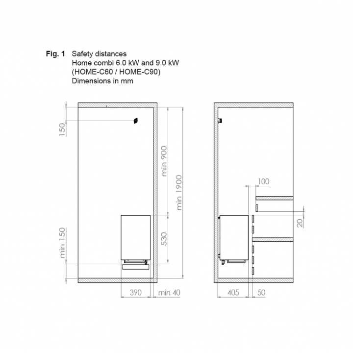 Elektriskā pirts sildītājs - HARVIA Virta Wall Combi HLW90S 9 kW