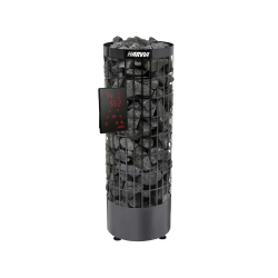 Elektriskā pirts krāsns - HARVIA Cilindro Black Steel PC90XE 9 kW 