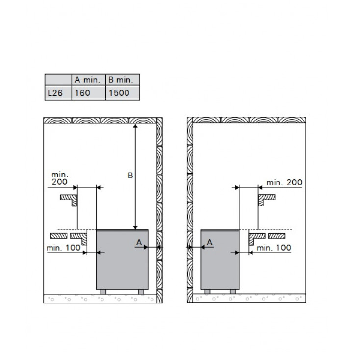 Elektriskā pirts krāsns - HARVIA Club Pro L26 26,0 kW