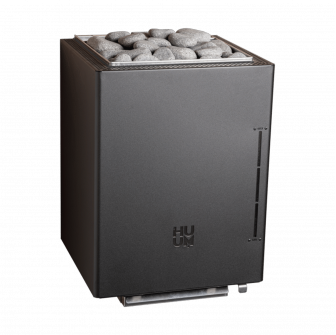 Elektriskā pirts krāsns - HUUM Core Wall Combi, melna