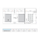 Elektriskā pirts krāsns - HUUM Core Wall Combi 6, balta