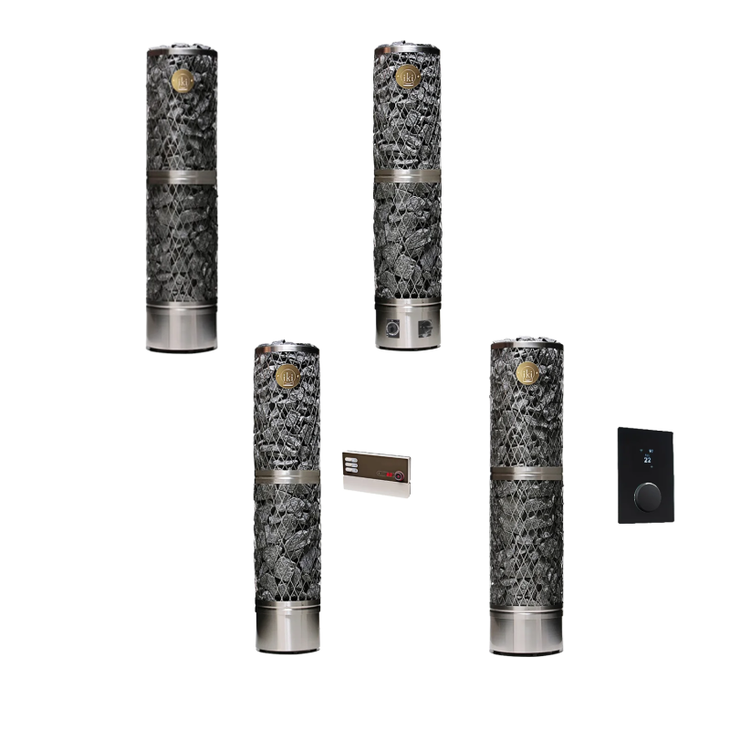 Elektriskā pirts krāsns - IKI PILARI 9 kW