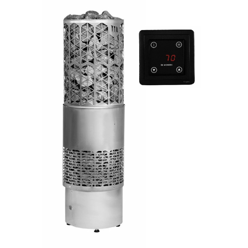 Elektriskā pirts krāsns - MONDEX KAIRA, tērauda