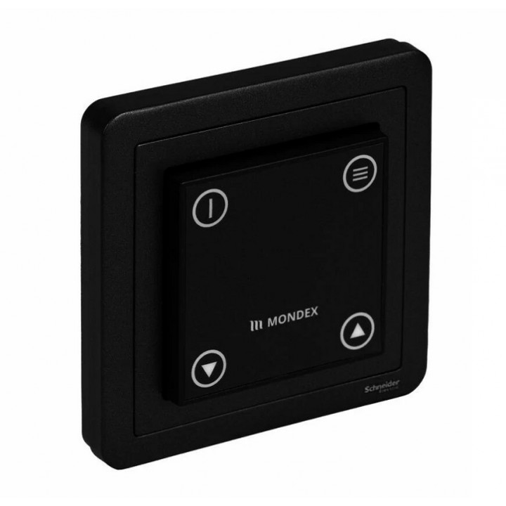 Elektriskā pirts sildītājs - MONDEX TAHKO E2, 6,6 kW, Melns