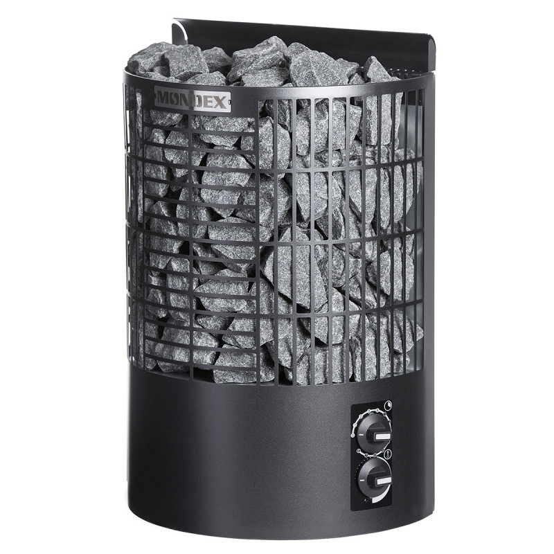 Elektriskā pirts krāsns - MONDEX TENO, melna
