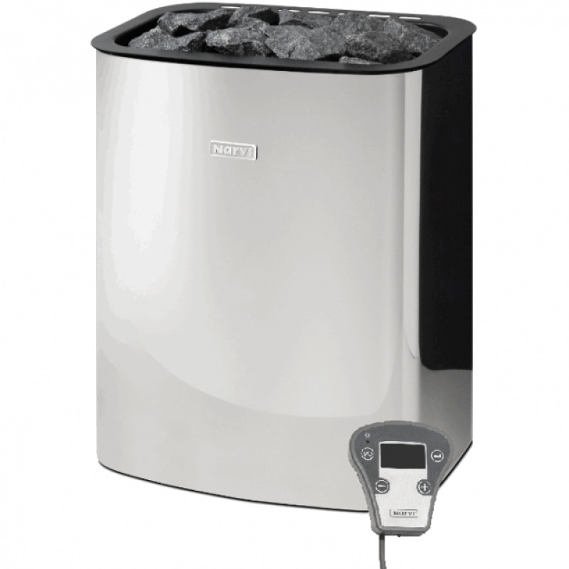 Elektriskā pirts sildītājs - NARVI NC Electric, nerūsējošā tērauda 6 kW