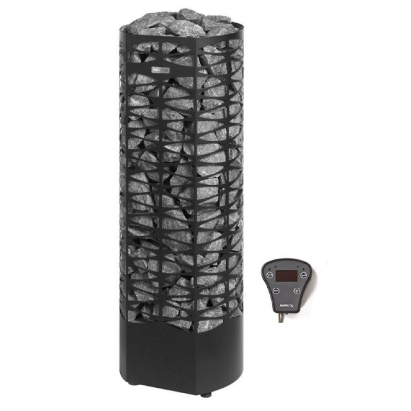 Elektriskā pirts sildītājs - NARVI SAANA, melns