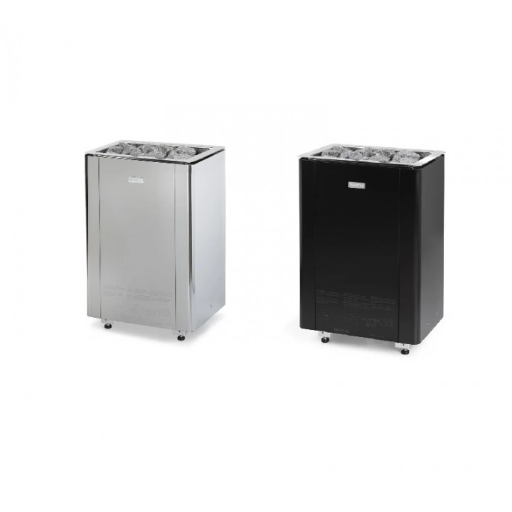 Elektriskā pirts krāsns - Narvi Ultra Small 9,0 kW, nerūsējošā tērauda krāsā