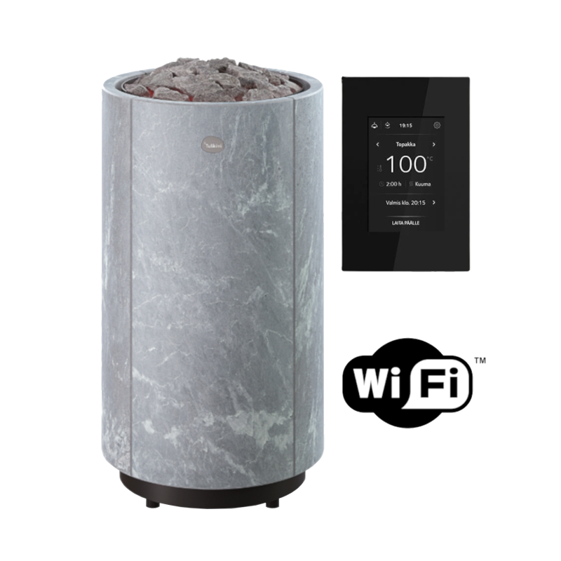 Elektriskā pirts krāsns TULIKIVI KAARNA Classic L, ar Wifi vadības paneli