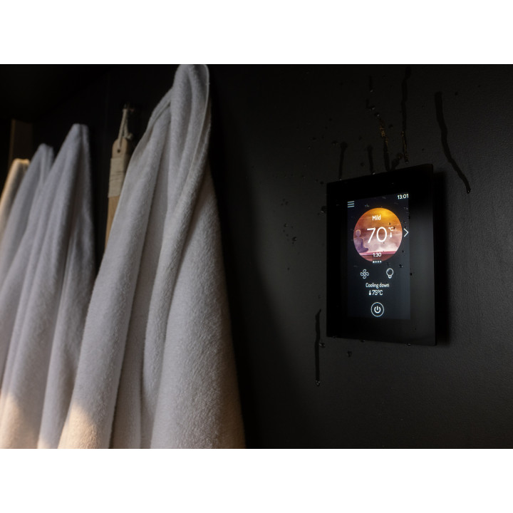 Elektriskās pirts sildītāja vadības paneļa jaunināšanas komplekts - Harvia Fenix ​​​​FX002XW Wifi ar skārienekrānu un durvju sensoru
