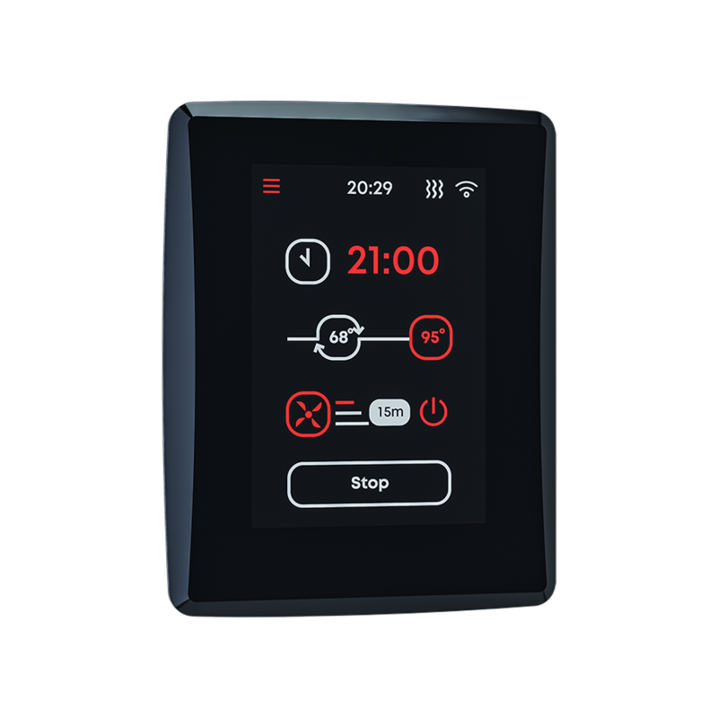 Elektriskās pirts sildītāja vadības panelis — SAUNUM Leil 2.0 Mobile
