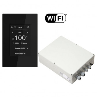 Elektriskā pirts sildītāja vadības panelis - TULIKIVI WIFI ar kontaktoru kārbu
