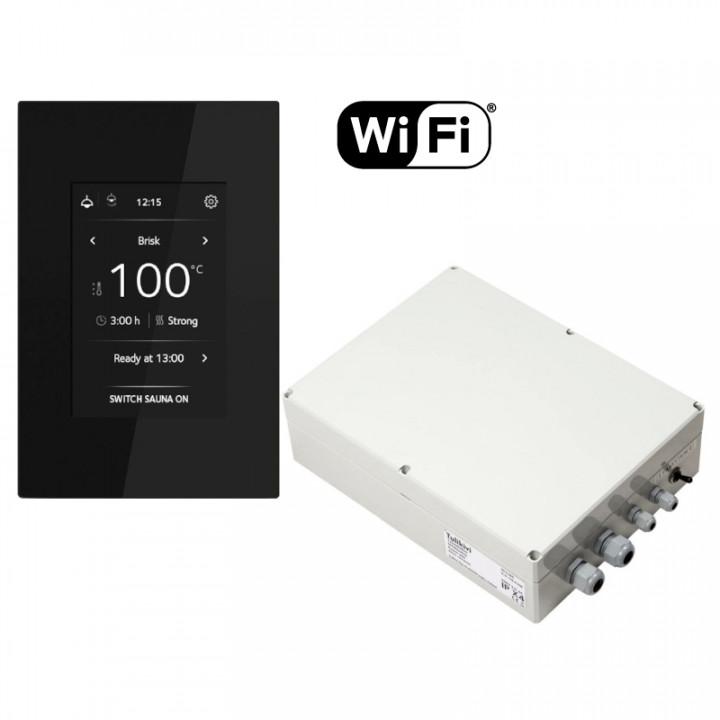 Elektriskā pirts krāsns TULIKIVI Pyry, ar WIFI vadības paneli, 10,2 kW