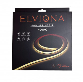 Elviona COB LED pirts lente, 4000 K, 5 m