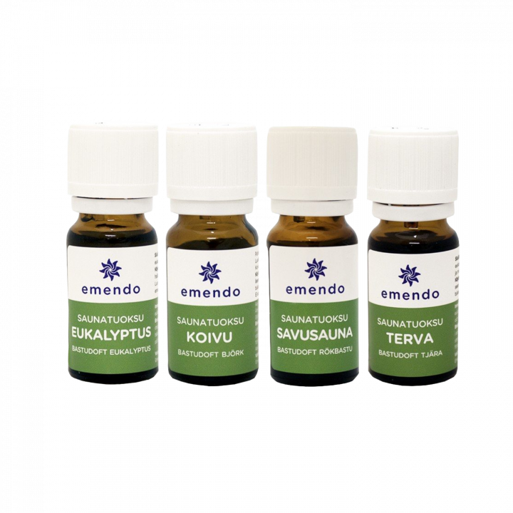 Emendo aromātu komplekts pirtij 4x10ml