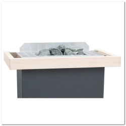 Drošības margas EOS Bi-O Gracil melnajiem sildītājiem ar montāžas kronšteiniem 