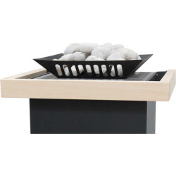 Akmeņu veikala paplašinājums, lai iegūtu vairāk akmeņu EOS CUBO/CUBO PLUS sildītājiem 