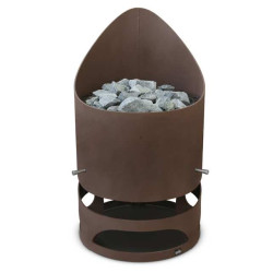 Elektriskā pirts sildītājs - EOS Zeus HD, brūns 