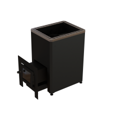 Malkas pirts krāsns - VILPRA ETNA-22-LV ar ārējo kurtuvi 