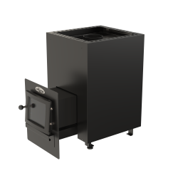 Malkas pirts krāsns - VILPRA FLAMO-14-LV ar ārējo kurtuvi 