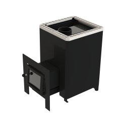 Malkas pirts krāsns - VILPRA FORNAX-14-LV ar ārējo kurtuvi 