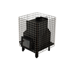 Malkas pirts krāsns - VILPRA FORNAX-14-NV ar iekšējo kurtuvi 